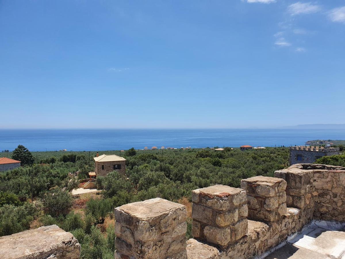 Stoupa Mani Tower Daire Dış mekan fotoğraf